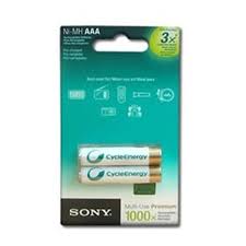 BLISTER PILAS SONY AA LR03 RECARGABLE